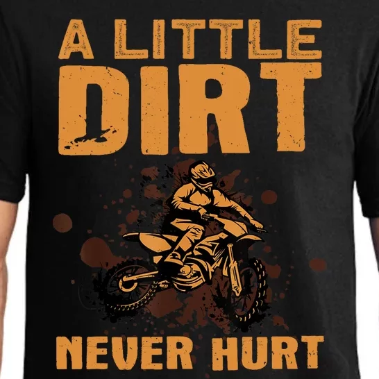 Funny Dirt Bike For Motocross Dirtbike Lover Pajama Set