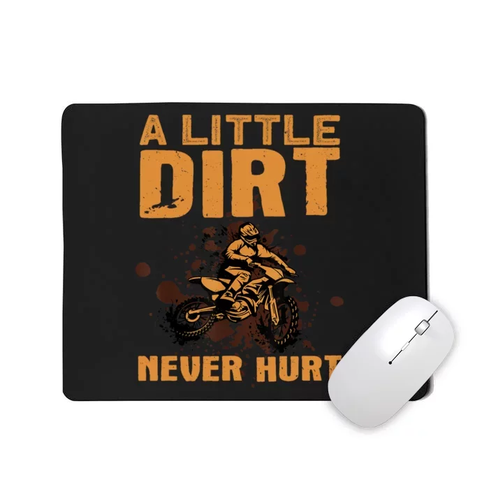 Funny Dirt Bike For Motocross Dirtbike Lover Mousepad