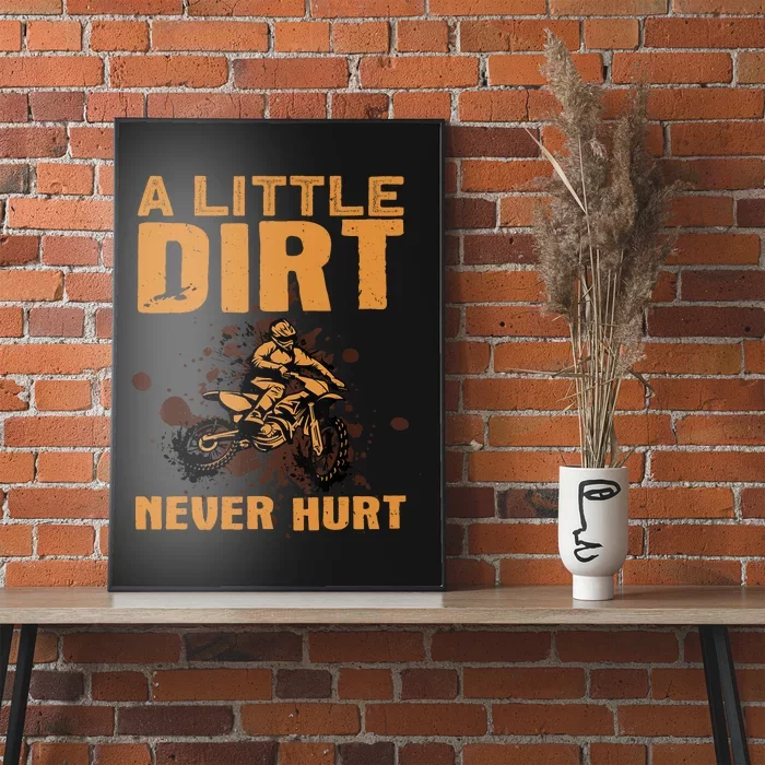 Funny Dirt Bike For Motocross Dirtbike Lover Poster