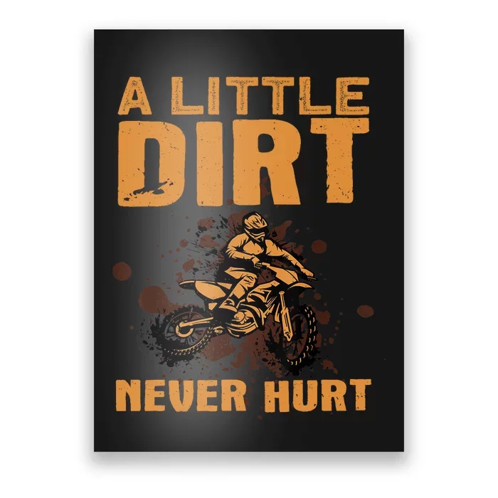 Funny Dirt Bike For Motocross Dirtbike Lover Poster