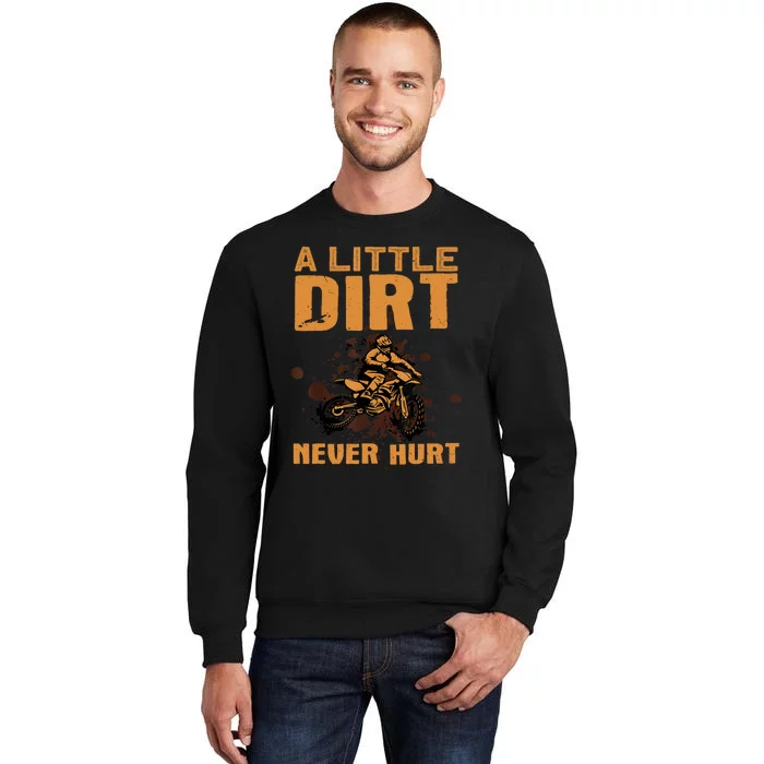 Funny Dirt Bike For Motocross Dirtbike Lover Tall Sweatshirt