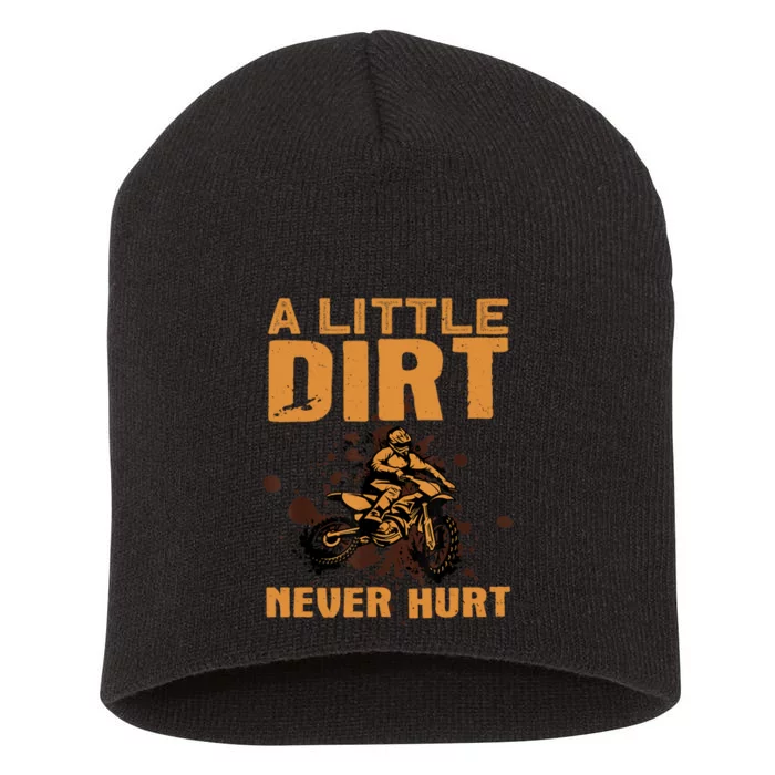 Funny Dirt Bike For Motocross Dirtbike Lover Short Acrylic Beanie