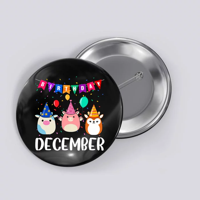 Funny December Birthday Button