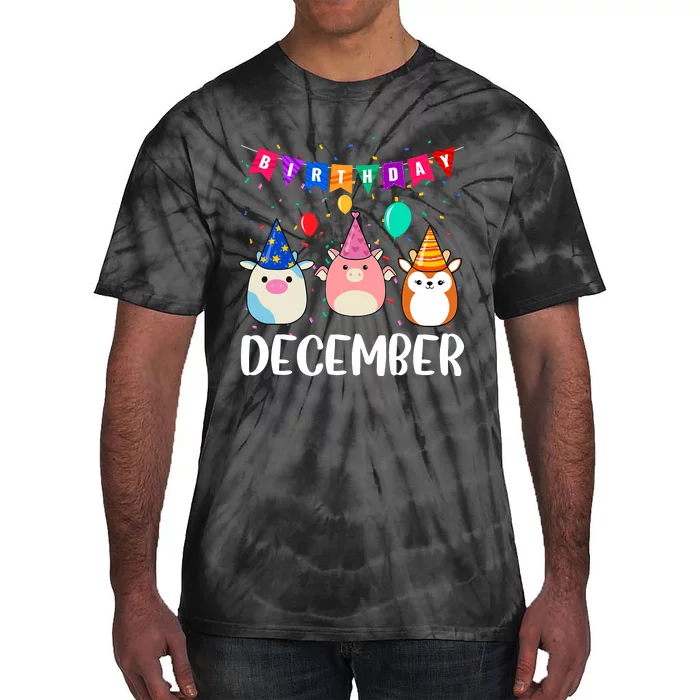 Funny December Birthday Tie-Dye T-Shirt