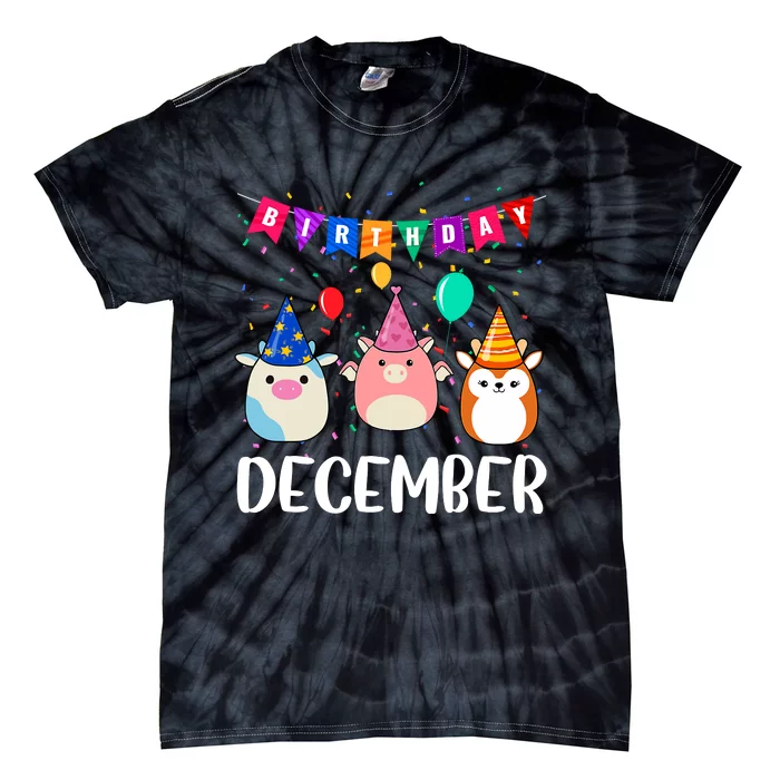 Funny December Birthday Tie-Dye T-Shirt