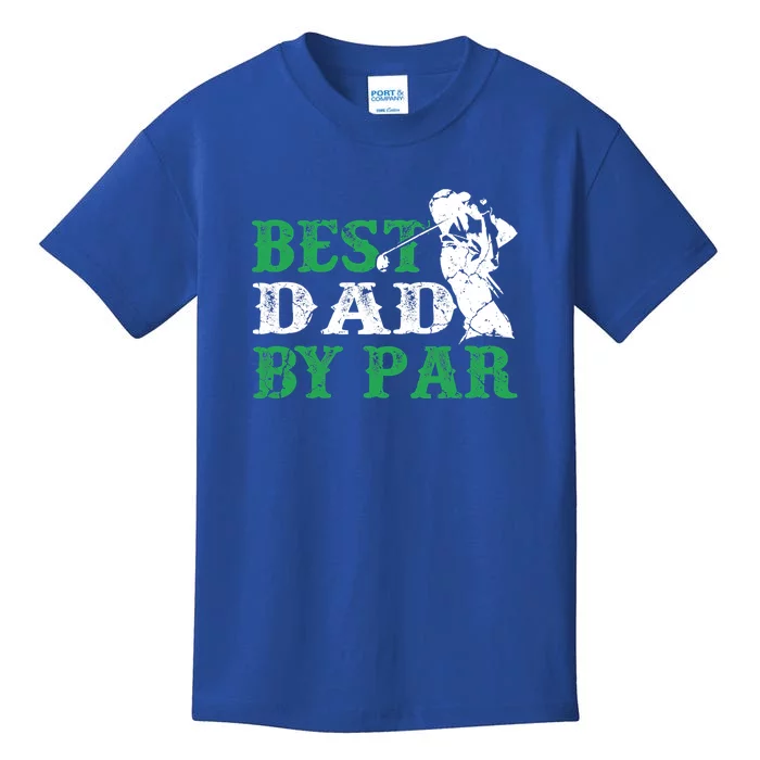 Father's Day Best Dad Par Golf Loving Gift For Dad Kids T-Shirt