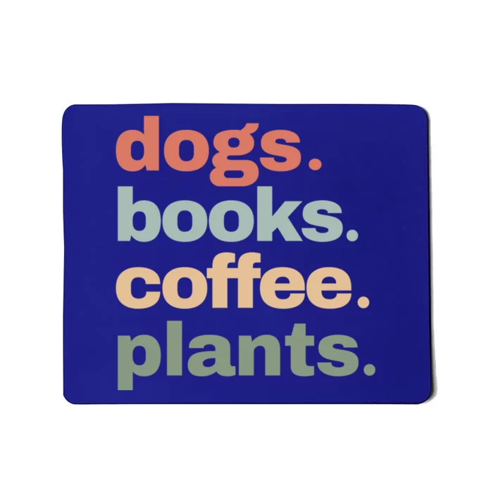 Funny Dogs Books Coffee Plant Lover Gardening Mothers Day Gift Mousepad