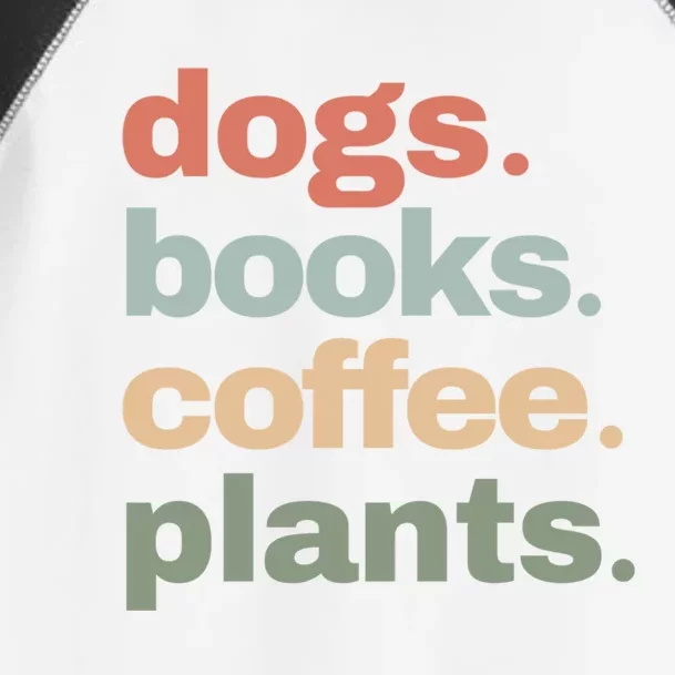 Funny Dogs Books Coffee Plant Lover Gardening Mothers Day Gift Toddler Fine Jersey T-Shirt