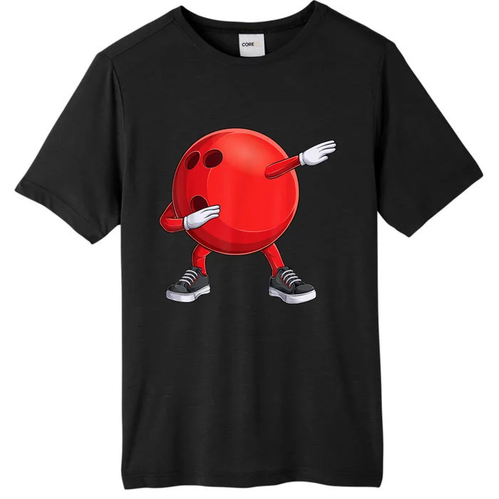 Funny Dab Bowling Ball Bowler Bowling Player ChromaSoft Performance T-Shirt