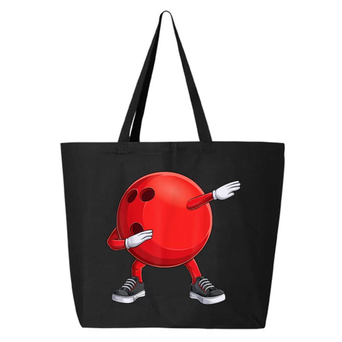 Funny Dab Bowling Ball Bowler Bowling Player 25L Jumbo Tote