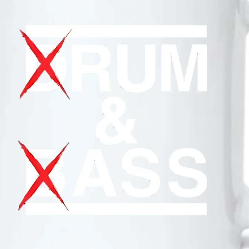 Funny Drum & Bass / Rum & Ass Lovers Black Color Changing Mug