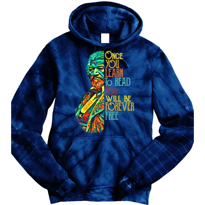 Frederick Douglass Black Leader Quote Black History Month Tie Dye Hoodie