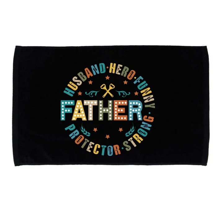 FatherS Day Best Dad Ever Microfiber Hand Towel