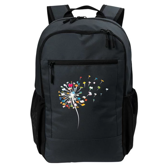 Funny Dandelion Books Gift For Reading Lover Funny Gift Daily Commute Backpack