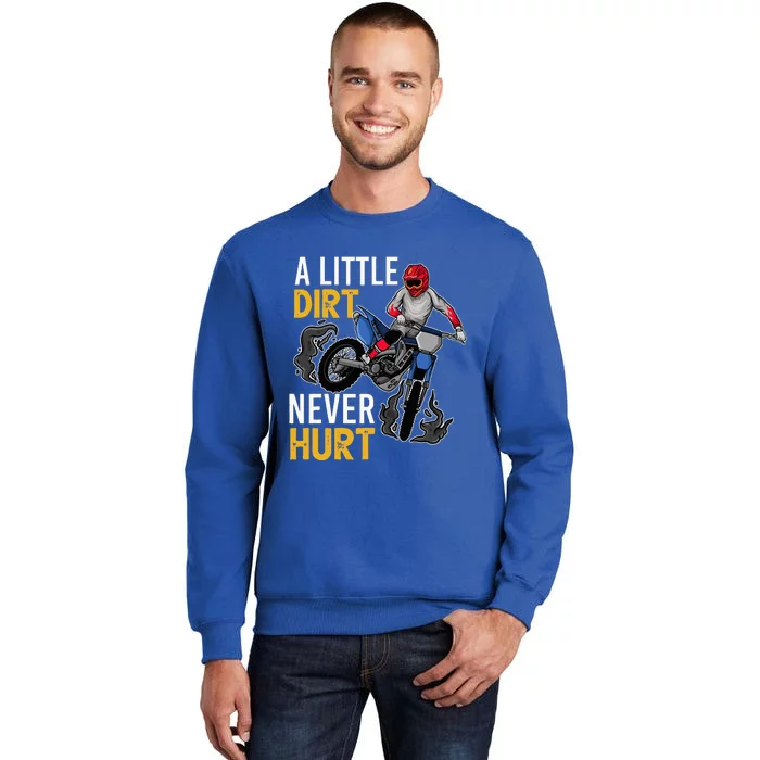 Funny Dirt Bike Design For Motorbike Racing Tall Sweatshirt