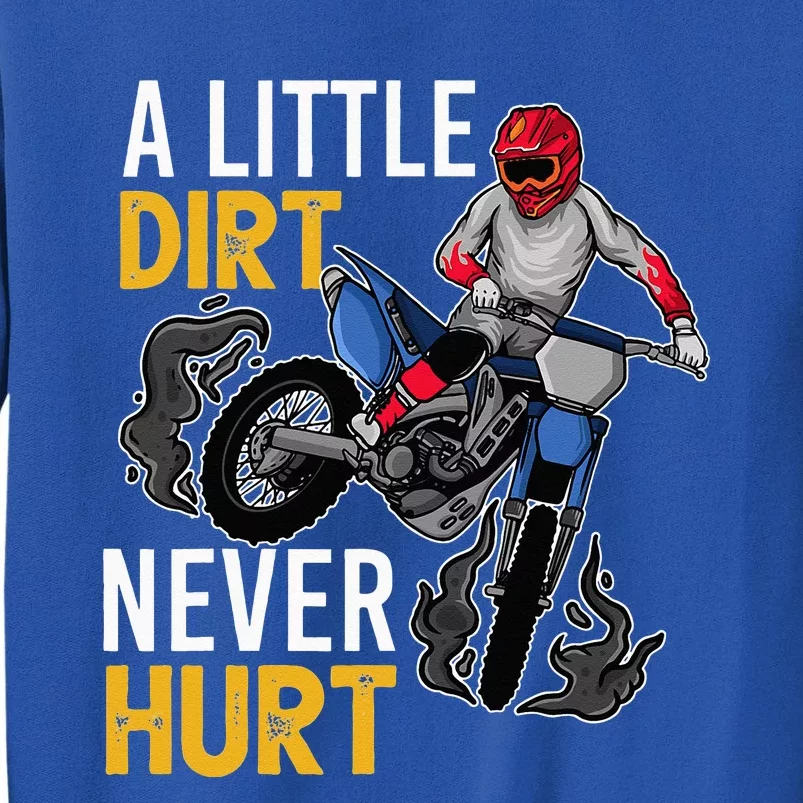 Funny Dirt Bike Design For Motorbike Racing Tall Sweatshirt