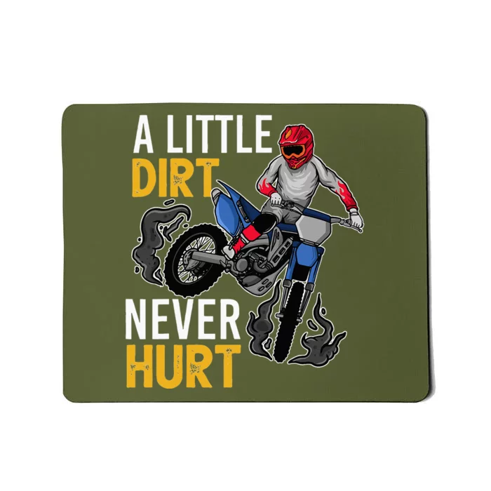 Funny Dirt Bike Design For Motorbike Racing Mousepad