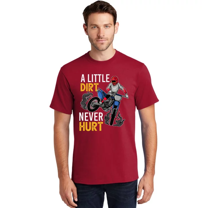 Funny Dirt Bike Design For Motorbike Racing Tall T-Shirt