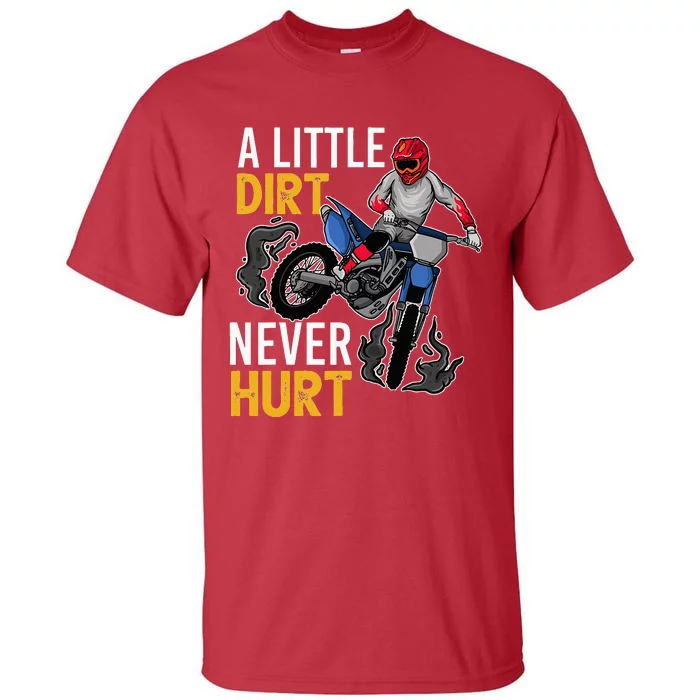 Funny Dirt Bike Design For Motorbike Racing Tall T-Shirt