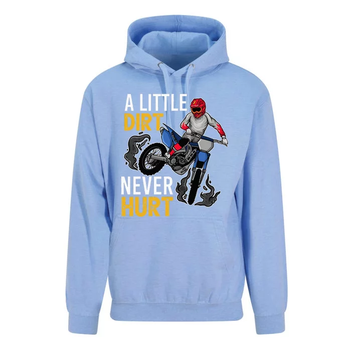 Funny Dirt Bike Design For Motorbike Racing Unisex Surf Hoodie