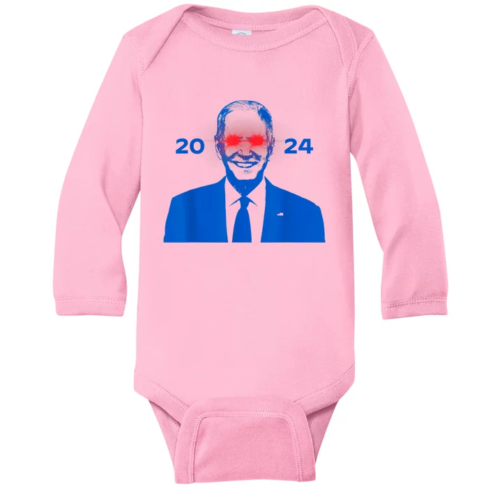 Funny Dark Brandon 2024 Baby Long Sleeve Bodysuit