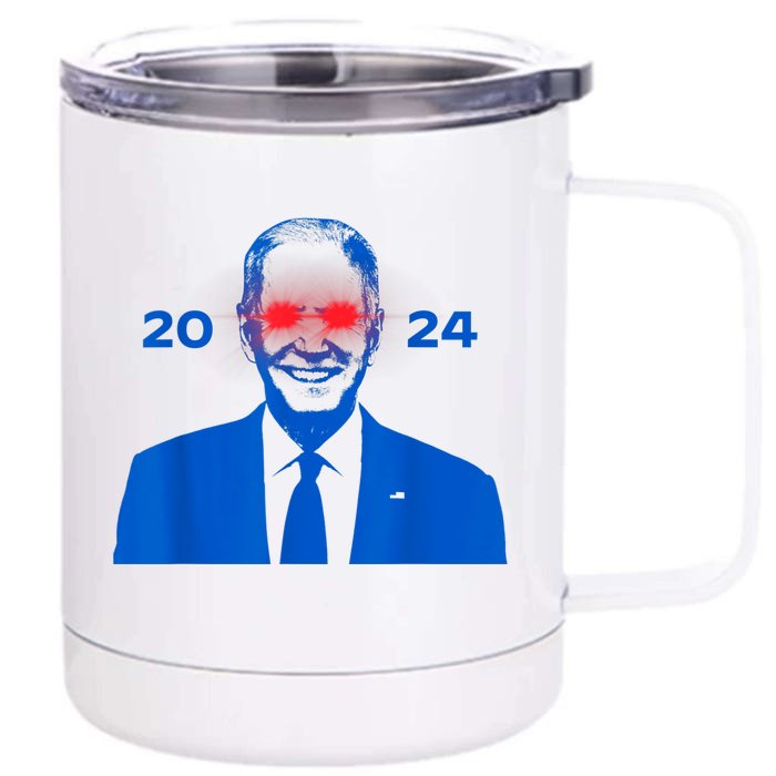 Funny Dark Brandon 2024 Front & Back 12oz Stainless Steel Tumbler Cup