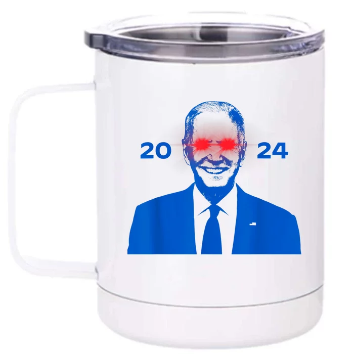 Funny Dark Brandon 2024 Front & Back 12oz Stainless Steel Tumbler Cup