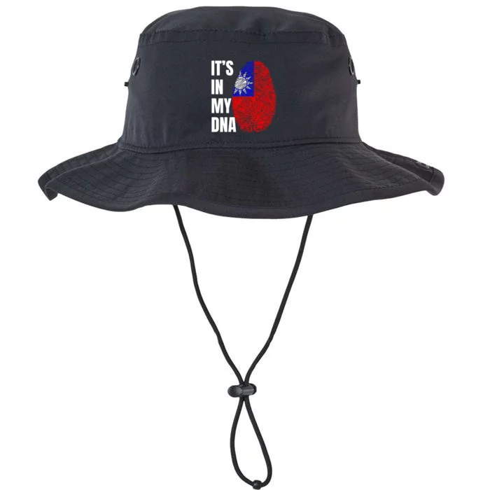 Fingerprint Dna Biometry Flag Taiwan Gift Legacy Cool Fit Booney Bucket Hat