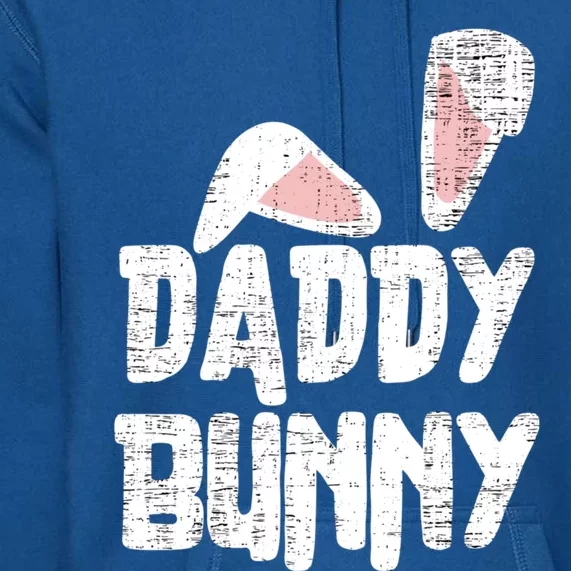 Funny Daddy Bunny Ears Easter Family Matching Father Dad Gift Premium Hoodie