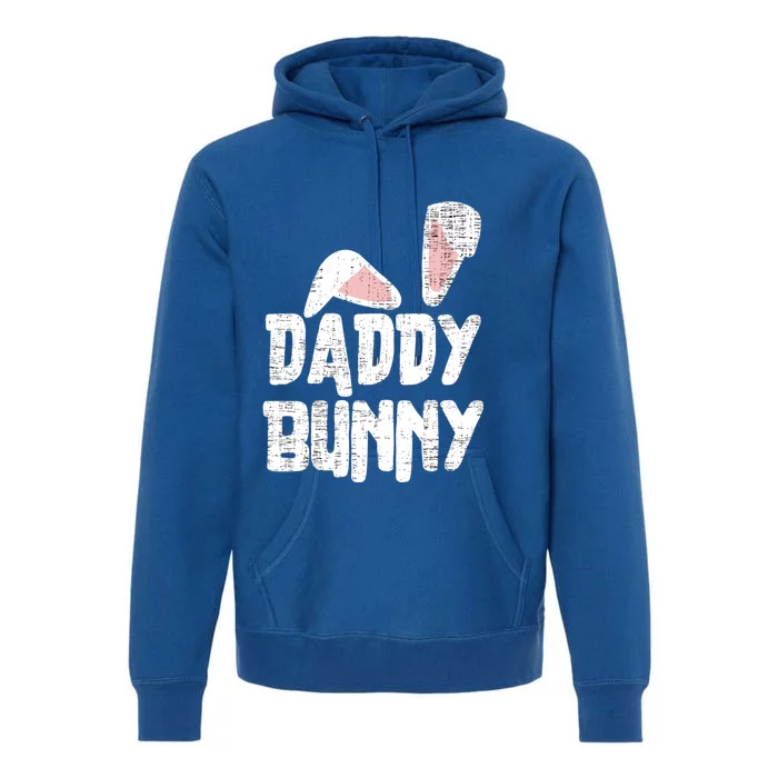 Funny Daddy Bunny Ears Easter Family Matching Father Dad Gift Premium Hoodie