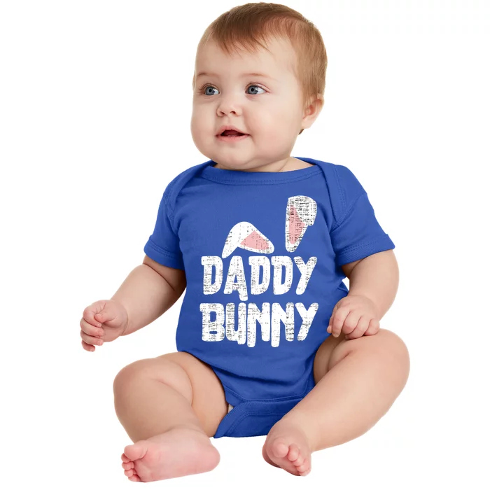 Funny Daddy Bunny Ears Easter Family Matching Father Dad Gift Baby Bodysuit