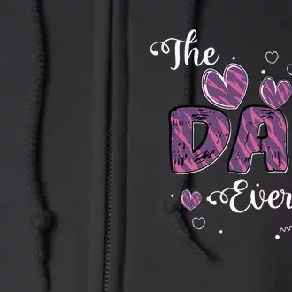 Father Day Best Dad Ever From Daughter Son Mom Full Zip Hoodie