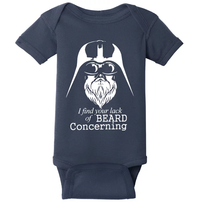 Funny Darth Beard Baby Bodysuit