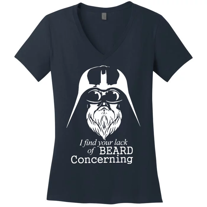 Funny Darth Beard Women's V-Neck T-Shirt