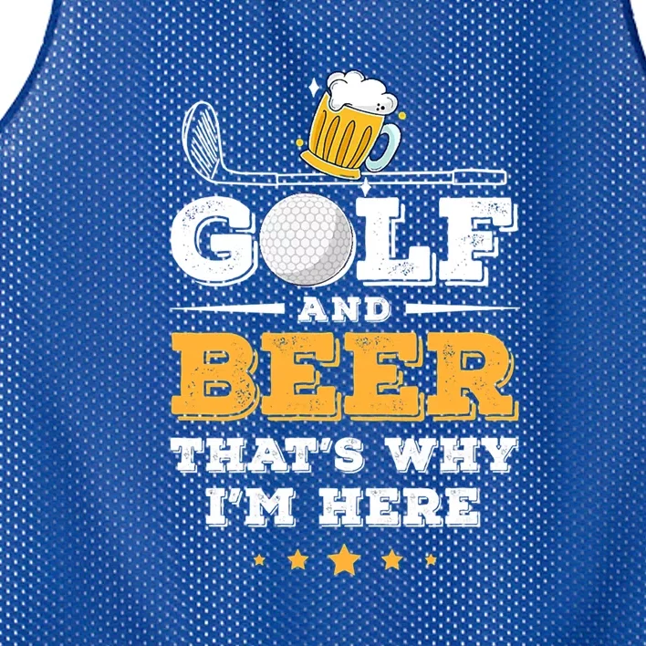 Father's Day Beer Joke Dad Beer Lovers Playing Golf Gift Mesh Reversible Basketball Jersey Tank