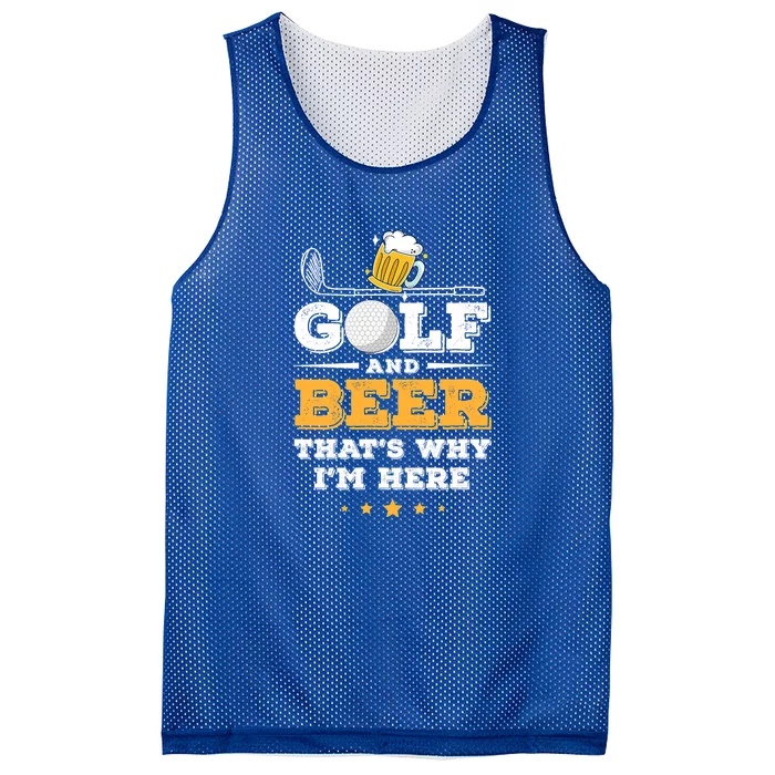 Father's Day Beer Joke Dad Beer Lovers Playing Golf Gift Mesh Reversible Basketball Jersey Tank