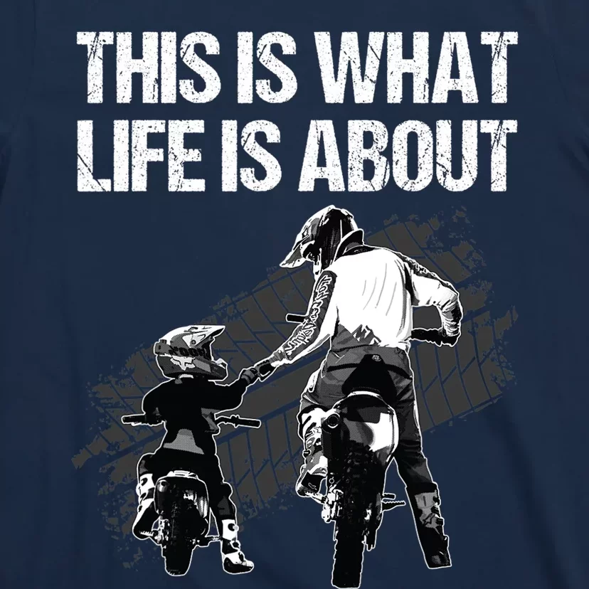 Funny Dirt Bike Art For Men Dad Boys Kid Motorcycle Lover T-Shirt