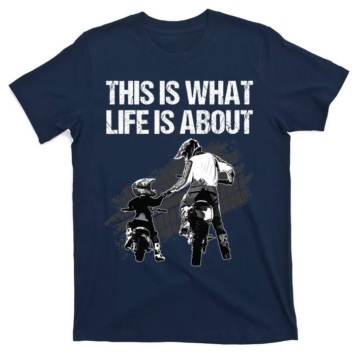 Funny Dirt Bike Art For Men Dad Boys Kid Motorcycle Lover T-Shirt