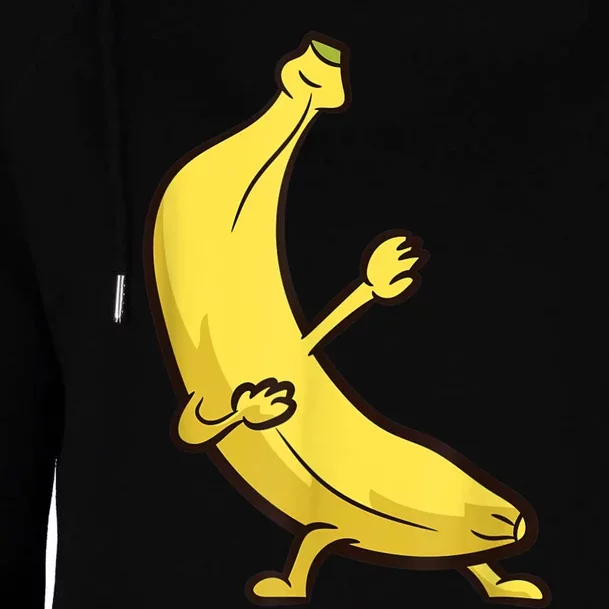 Funny Dabbing Banana Cool Banana Dab Fruit Womens Funnel Neck Pullover Hood