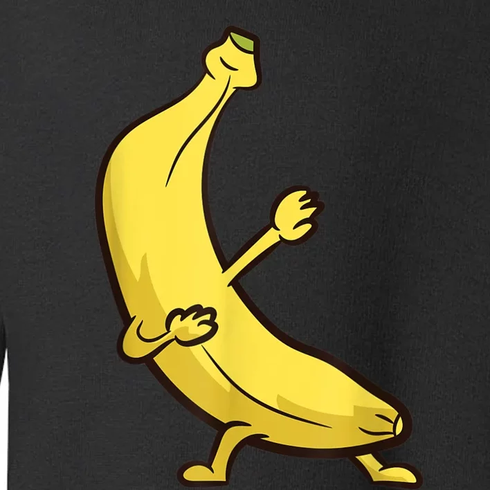 Funny Dabbing Banana Cool Banana Dab Fruit Toddler Sweatshirt