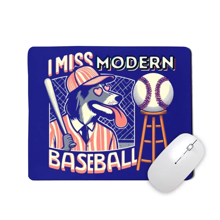 Funny Dog Baseball Meme Cute Gift Mousepad