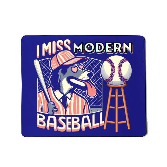 Funny Dog Baseball Meme Cute Gift Mousepad