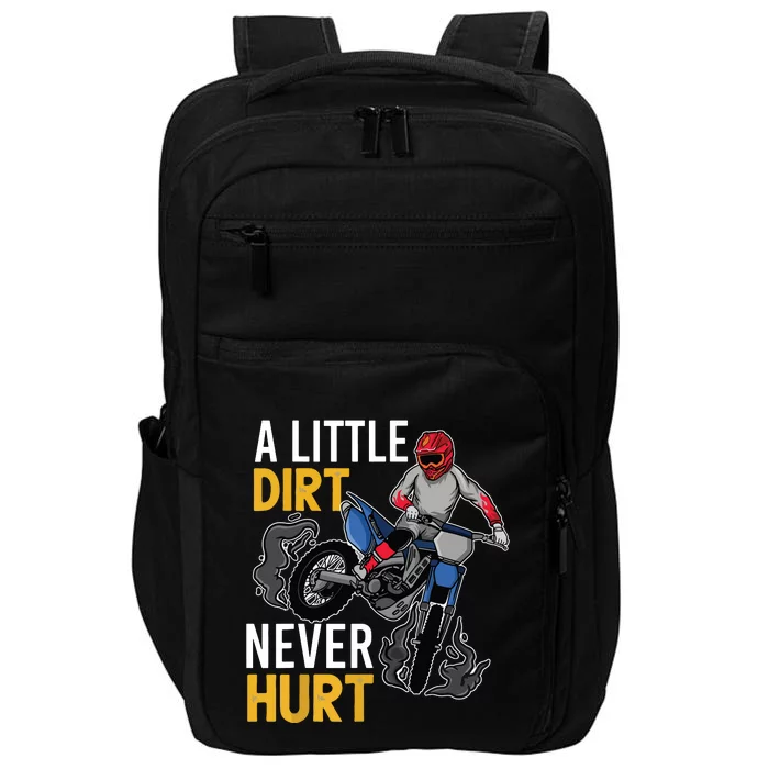 Funny Dirt Bike Design For Motorbike Racing Impact Tech Backpack