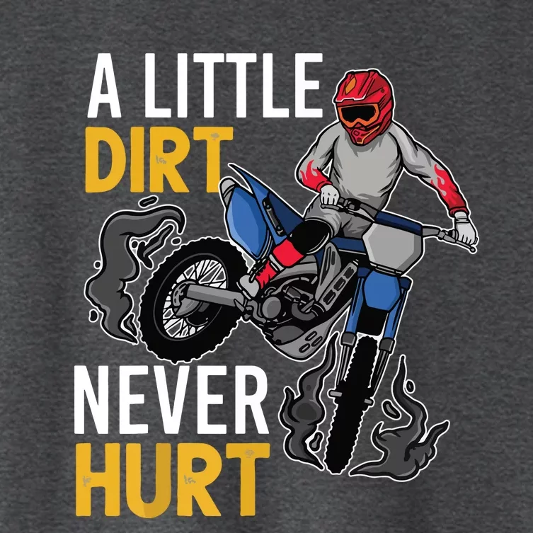 Funny Dirt Bike Design For Motorbike Racing Women's Crop Top Tee