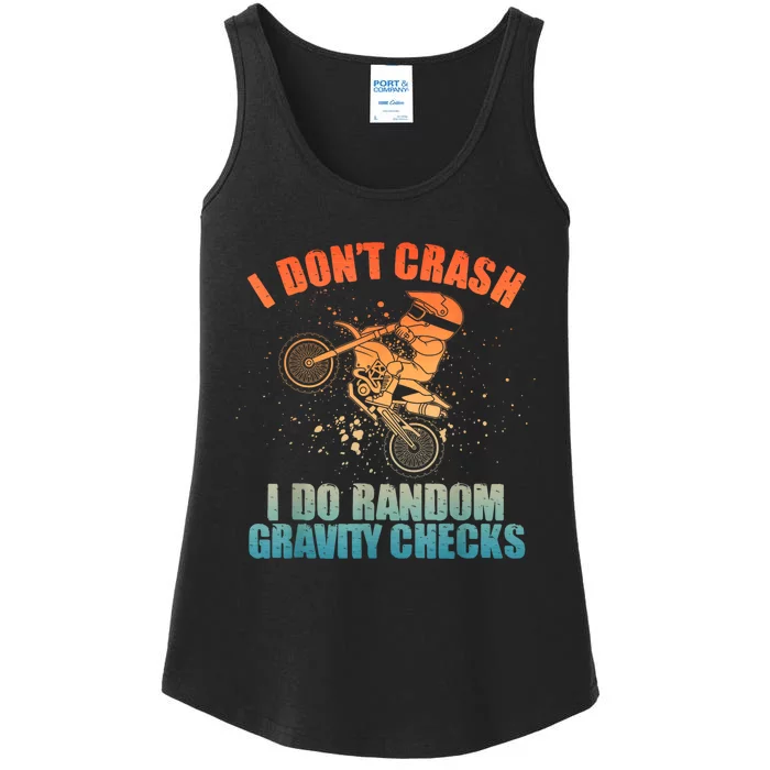 Funny Dirt Bike For Women Motocross Dirtbike Lover Ladies Essential Tank