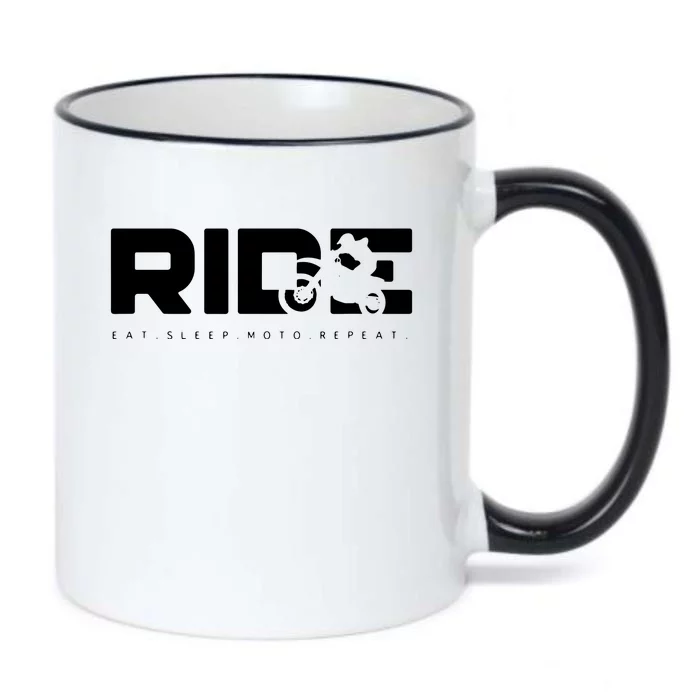 Funny Dirt Bike Motocross Apparel Motocross Black Color Changing Mug