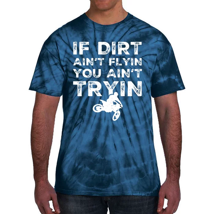 Funny Dirt Bike Riding Motocross Rider Supercross Tie-Dye T-Shirt