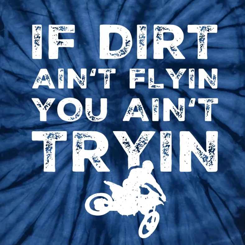 Funny Dirt Bike Riding Motocross Rider Supercross Tie-Dye T-Shirt