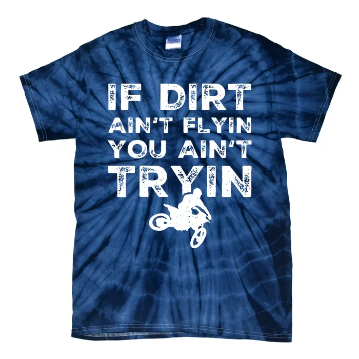 Funny Dirt Bike Riding Motocross Rider Supercross Tie-Dye T-Shirt