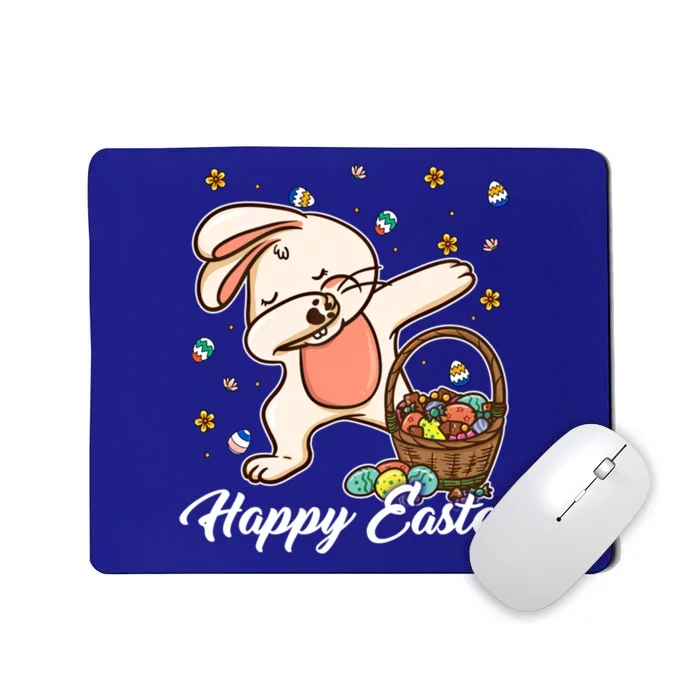 Funny Dabbing Bunny Happy Easter Day Funny Gift Gift Mousepad